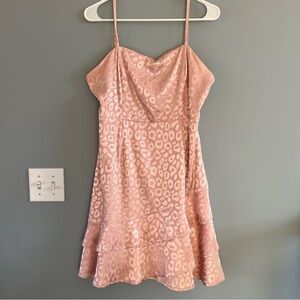 Altar’d State Pink Printed Dress – Size Large – Excellent Condition